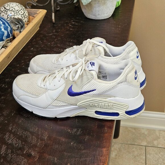 Nike Women's Air Max Excee Athletic Shoes, White/Lapis, Sz 10 - Picture 3 of 16